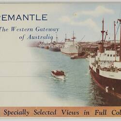 Postcard Folder - 'Fremantle, the Western Gateway of Australia', Nucolorvue Productions, 1958