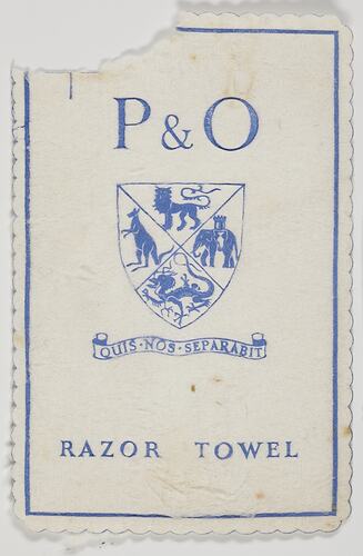 Razor Towel - P & O Lines