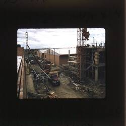 Slide - Kodak, Front Elevation of Buildings, Coburg, 1958