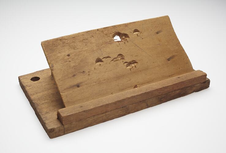 Wooden Object - Adolph Bruhn & Son, Rectangular with Inclined Section, circa 1970s-1990s