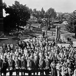 Negative - Masonic Lodge Group, Victoria, circa 1920s