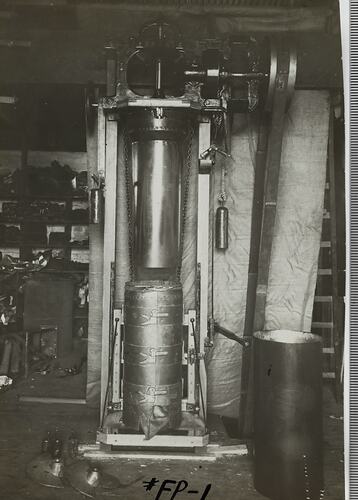 Photograph - Schumacher Mill Furnishing Works, Packing Machine, Port Melbourne, Victoria, circa 1940s