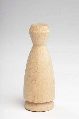 Chess Piece - Adolph Bruhn & Son, Wooden, White Bishop, circa 1970-1990