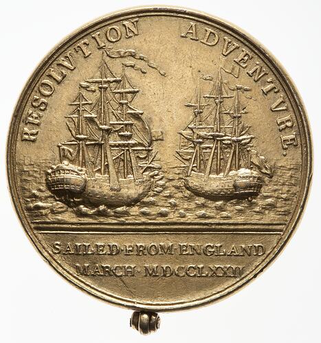 Medal - Resolution & Adventure, Great Britain, 1772