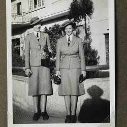 Photograph - Portrait of Nell Duncanson and Mereweather, Egypt, World War II, 1939-1943