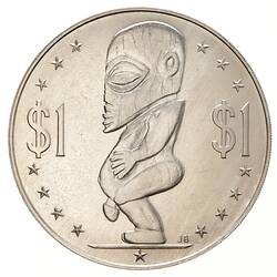 Coin - 1 Dollar, Cook Islands, 1972