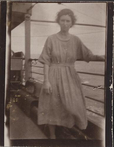 Photograph - 'On Board Ship', SS Bendigo, 1924