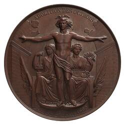 Medal - Abolition of Octroi Duties, Leopold I, Belgium, 1860
