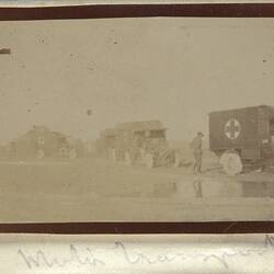 Photograph - Ambulances, Somme, France, Sergeant John Lord, World War I, 1917