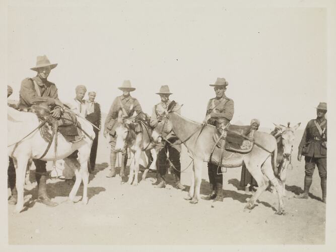 Captains McCrae, Mason & McKenna with Lieutenants De Ravin & Scanlan, Egypt, Captain Edward Albert McKenna, World War I, 1914-1915