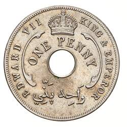 Coin - 1 Penny, British West Africa, 1908
