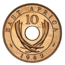 Proof Coin - 10 Cents, British East Africa, 1942