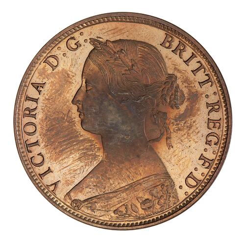 Proof Coin - 1 Cent, New Brunswick, Canada, 1861