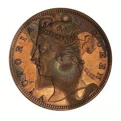 Proof Coin - 1/2 Cent, Straits Settlements, 1872