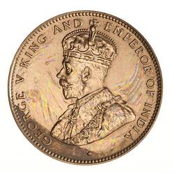 Coin - 2 Cents, Mauritius, 1911