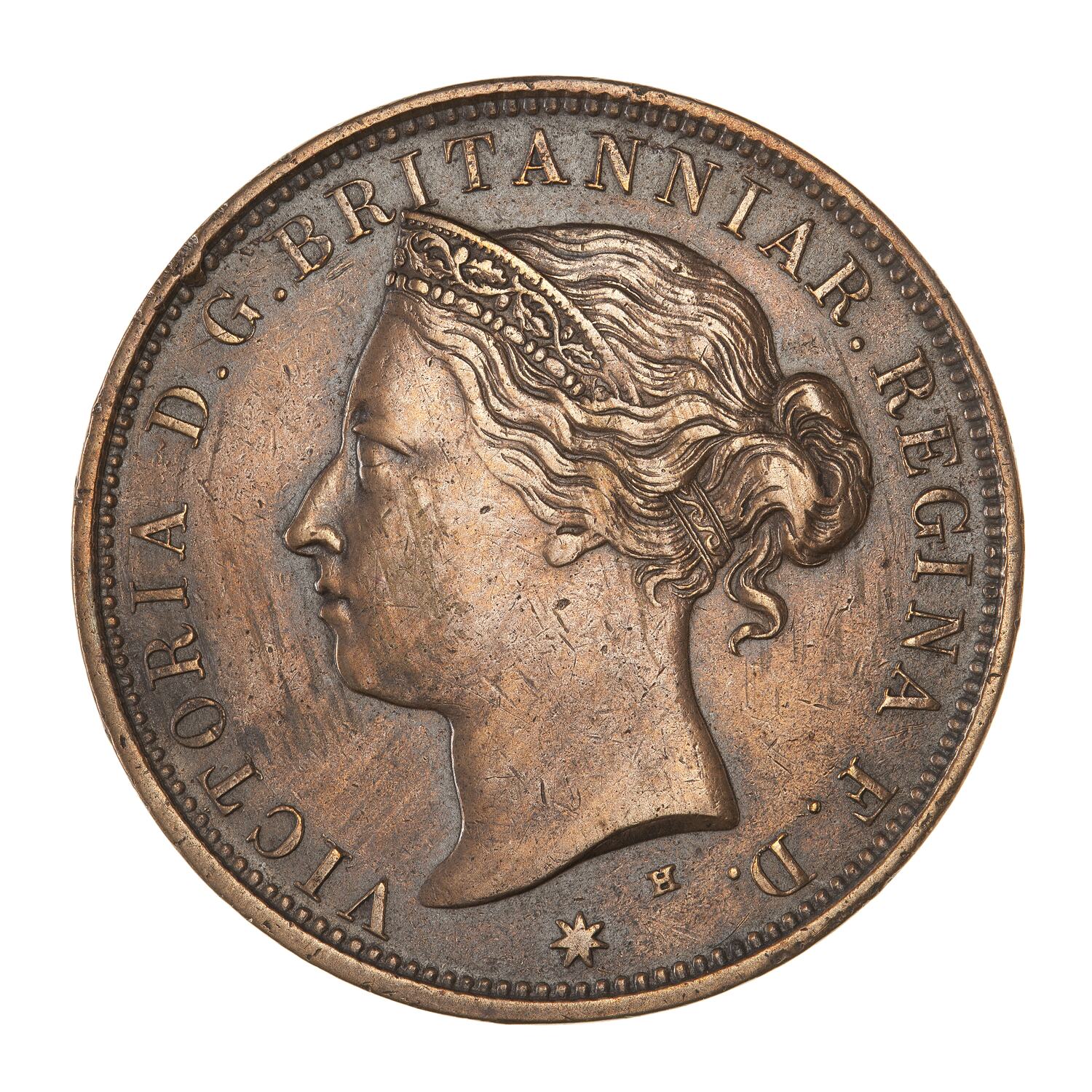 Coin - 1/12 Shilling, Jersey, Channel Islands, 1877