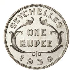 Proof Coin - 1 Rupee, Seychelles, 1939