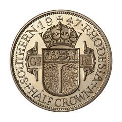 Proof Coin - 1/2 Crown, Southern Rhodesia, 1947