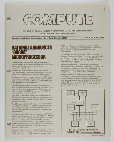 Newsletter - COMPUTE, Vol 2 No 7, Jul 1976