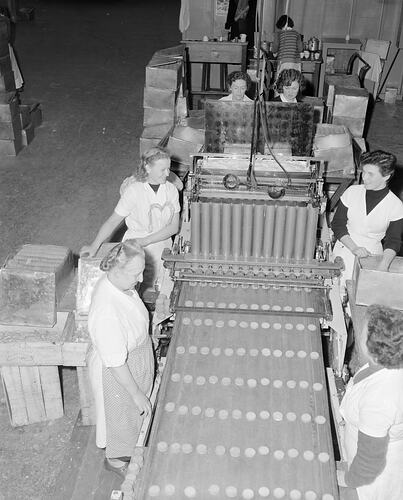 Negative - Swallow & Ariell Ltd, Women Working on Production Line, Port Melbourne, Victoria, May 1954
