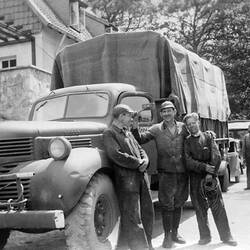 Digital Photograph - German Vehicle Maintenance Staff, Salzgitter Region, Germany, 1946