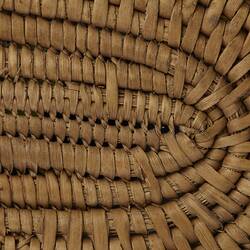 Detail of woven basket.