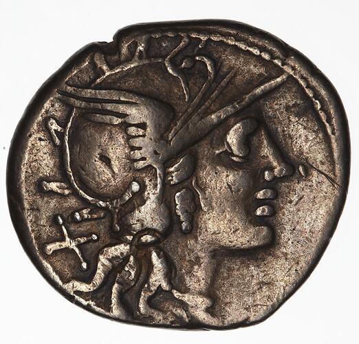 Coin - Denarius, P. Paetus, Ancient Roman Republic, 138 BC