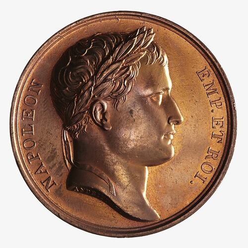 Medal - Rome the Second Capital, Napoleon Bonaparte (Emperor Napoleon I), France, 1809