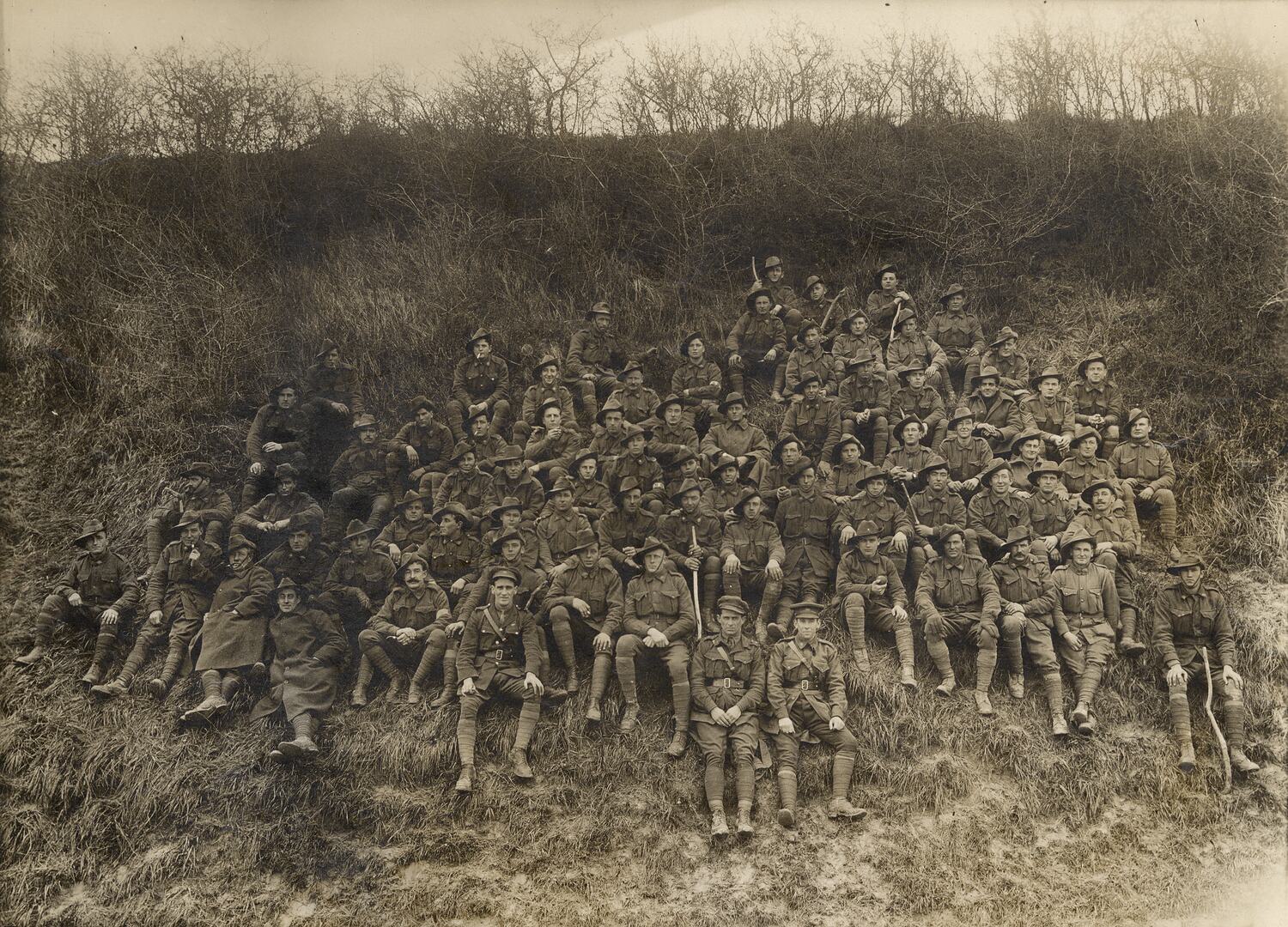 Photograph - Australian Servicemen, 23rd Battalion, B Company, 1st AIF ...