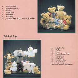 Catalogue - Jakas Soft Toys Celebrate 40 Years, 1956-1996