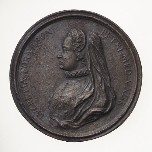 Electrotype Medal Replica - Lucrezia Tornabuoni