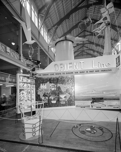 Orient Lines, Exhibition Stand, Victoria, 05 Mar 1959