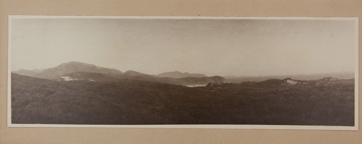 Mounted Photograph of Wilson's Promontory by Walter Baldwin Spencer, circa 1910