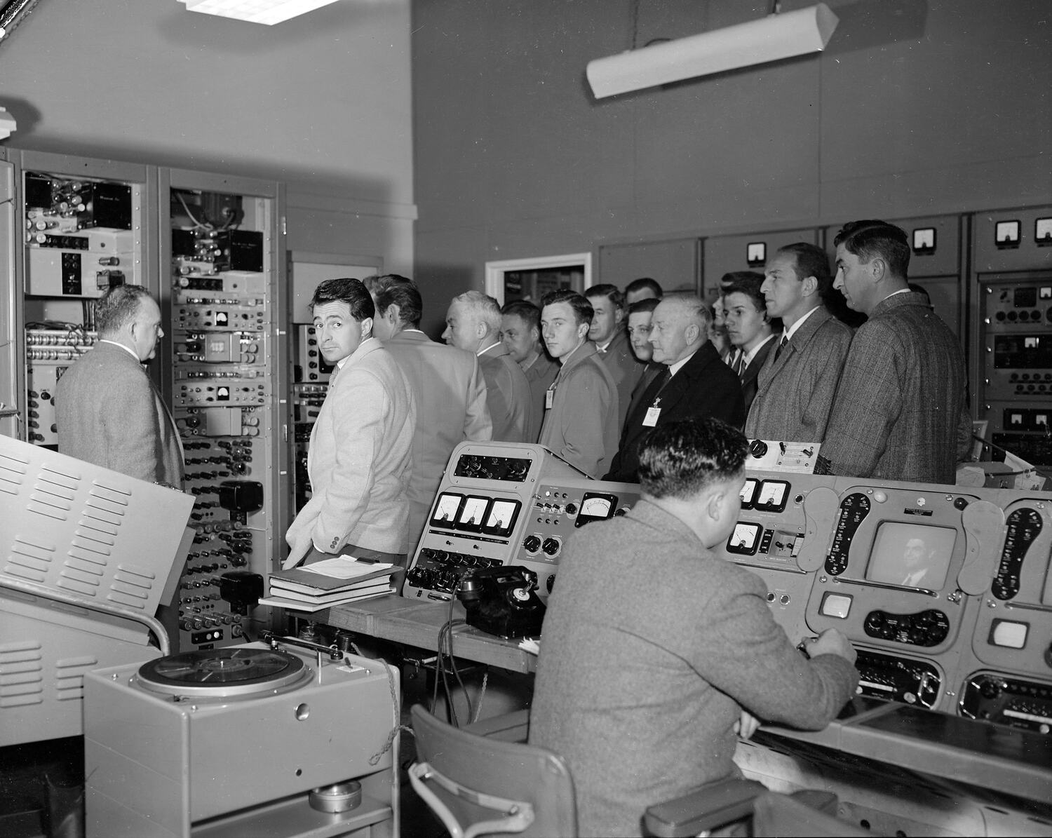 Negative General Television Corporation, Group in Transmission Station, Mount Dandenong