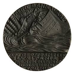 Medal Replica - Sinking of RMS Lusitania, Great Britain, 1915