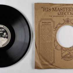 Disc Recording - Edison, Double-Sided, 'Fantaisie Aux Divins Mensonges' & 'Bianca Al Par Di Neve Alpina', 1921-1929