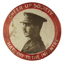 Badge - Patriotic, Cheer Up Society, Australia, circa 1917