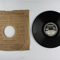 Disc Recording - Edison, Double-Sided, 'Second Mazurka' & 'Fantaisie-Impromptu', 1919-1929