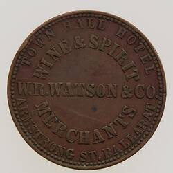 W.R. Watson, Hotelier, Town Hall Hotel, Ballarat, Victoria (circa 1820s-?)