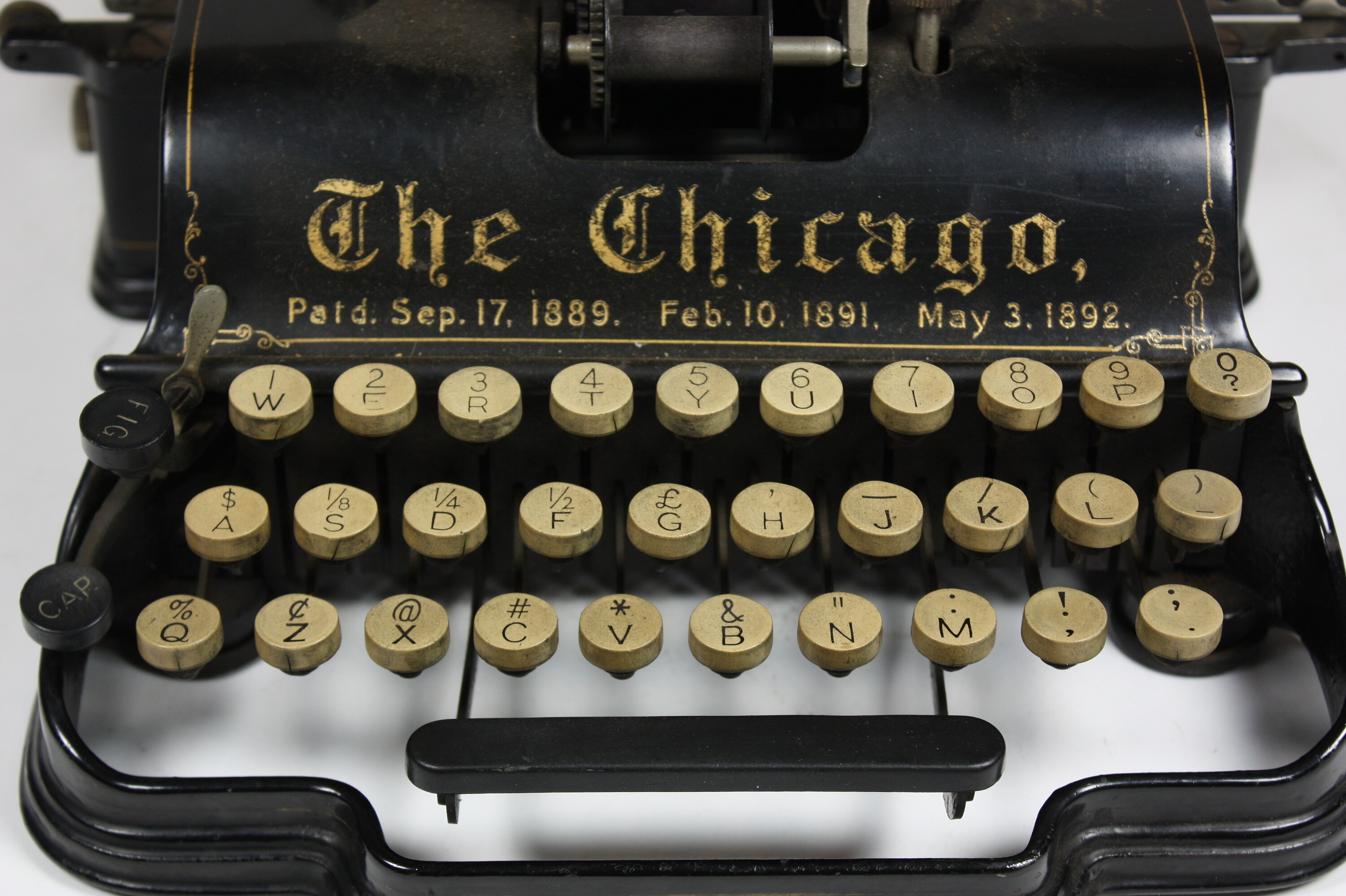 Typewriter - Chicago Writing Machine Co., 1890s