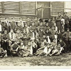 Photograph - Australian Servicemen Group, NCO School, Geelong, Victoria, 16 Jul 1916