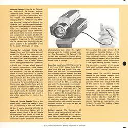 Printed text and photograph of camera shutter release.
