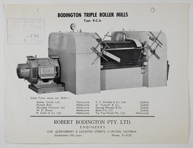 Page with photo image and printed descriptive text.