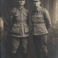 Photograph - Two Servicemen, W. J. Ferris
