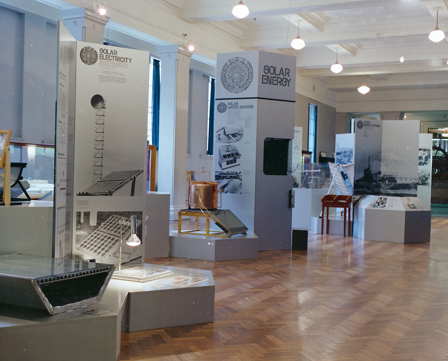 Negative Solar Energy Exhibition, Science Museum, Melbourne, 1975