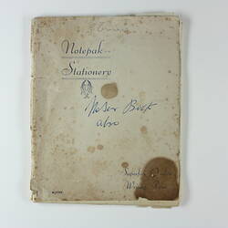Exercise Book - English Language Lessons, Victoria & Tasmania, 1943-1945