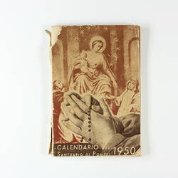 Diary - 'Calendar of the Sanctuary and Christian Charities of Pompei', Italy, 1950