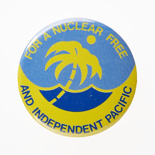 Badge - For A Nuclear Free And Independent Pacific