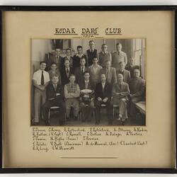 Photograph - 'Kodak Dart Club, 1954
