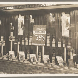 Photograph - Kodak Australasia Pty Ltd, 'Display Windows Hay Street Shop', Perth, circa 1930s
